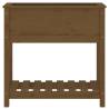 Planter with Shelf Honey Brown 82.5x34.5x81 cm - Solid Pine