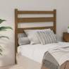 Bed Headboard Honey Brown 81x4x100 cm Solid Wood Pine Colour honey brown Size 81 x 100 cm Quantity in Package 1 