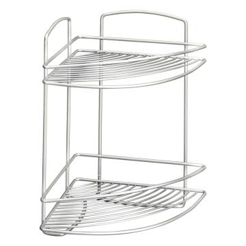 Metaltex 2-Tier Corner Douche Rack Onda - Sleek & Rust-Proof