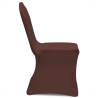 Stretch Chair Cover 4 Pcs Brown - Elegant & Versatile