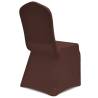 Stretch Chair Cover 4 Pcs Brown - Elegant & Versatile