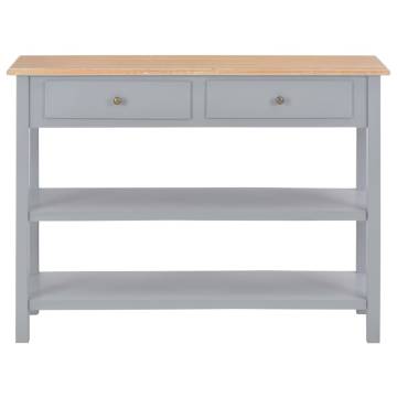 Elegant Grey Sideboard - 110x35x80 cm MDF | Hipo Market