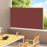 Patio Retractable Side Awning 180x300 cm Brown Colour brown Size 180 x 300 cm Quantity in Package 1 