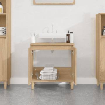 Sink Cabinet Sonoma Oak - Stylish & Durable Bathroom Storage