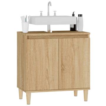 Sink Cabinet Sonoma Oak - Stylish & Durable Bathroom Storage