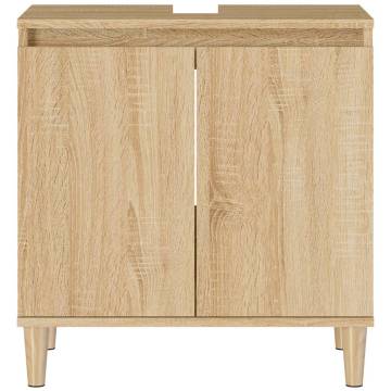 Sink Cabinet Sonoma Oak - Stylish & Durable Bathroom Storage