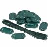 Nature 27 Pieces Garden Screen Fastening Set Green Colour green Quantity in Package 2 