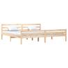 Solid Wood Super King Size Bed Frame 180x200 cm | Hipo Market