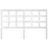 Stylish White Pine Bed Headboard - 156x4x100 cm