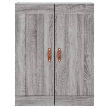 Elegant Grey Sonoma Wall Mounted Cabinets - 2 pcs