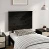 Bed Headboard Black 79x6x82.5 cm Solid Wood Pine Colour black Size 79 x 82.5 cm Quantity in Package 1 