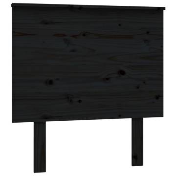 Black Pine Bed Headboard - Stylish & Rustic Design | Hipo Market