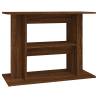 Aquarium Stand Brown Oak 80x35x60 cm | Stylish & Durable