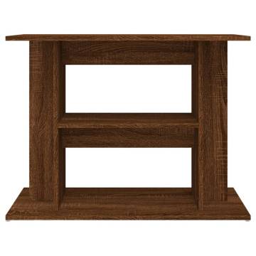 Aquarium Stand Brown Oak 80x35x60 cm | Stylish & Durable