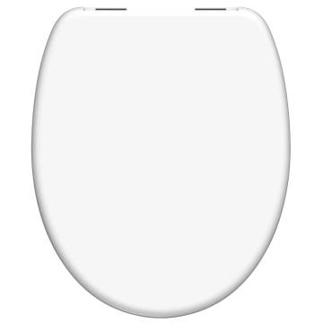 SCHÜTTE Duroplast Toilet Seat - Soft Close WHITE