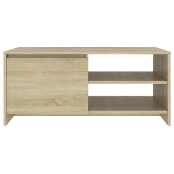 Sonoma Oak Coffee Table - Modern Design & Ample Storage