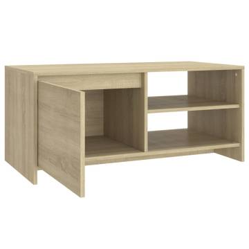 Sonoma Oak Coffee Table - Modern Design & Ample Storage