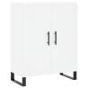 Stylish Highboard White 69.5x34x180 cm - Durable & Elegant