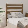 Bed Headboard Honey Brown 106x4x100 cm Solid Wood Pine Colour honey brown Size 106 x 100 cm Quantity in Package 1 