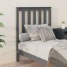 Stylish Grey Bed Headboard - Solid Pine Wood | Hipo Market