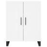 Stylish Highboard White 69.5x34x180 cm - Durable & Elegant