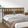 Bed Headboard Honey Brown 155.5x4x100 cm Solid Wood Pine Colour honey brown Size 155.5 x 100 cm Quantity in Package 1 