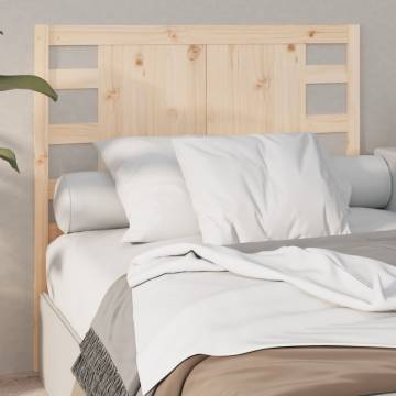 Solid Pine Wood Headboard 81x4x100 cm - Rustic Charm