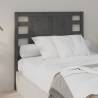 Headboard Grey 81x4x100 cm Solid Wood Pine Colour grey Size 81 x 100 cm Quantity in Package 1 