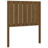 Stylish Honey Brown Bed Headboard - Solid Pine 80.5cm