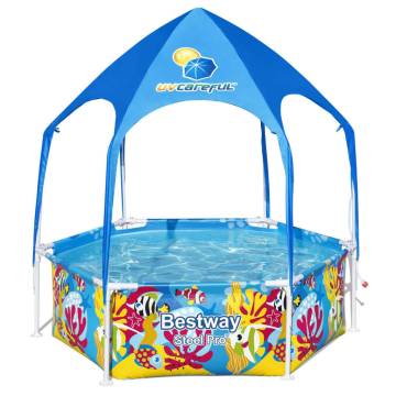 Bestway Steel Pro UV Care Above Ground Pool for Kids - 183x51 cm