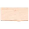 Wall Shelf 60x30x(2-6) cm Untreated Solid Wood Oak - Stylish Storage