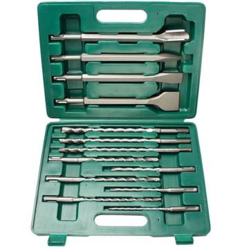 Brüder Mannesmann 13 Piece Drill Bit & Chisel Set SDS-Plus 12588