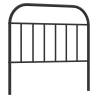 Stylish Black Metal Headboard 100 cm | Hipo Market