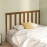 Stylish Honey Brown Bed Headboard - Solid Pine 141x4x100 cm