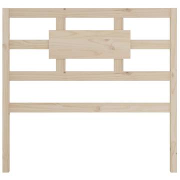 Solid Wood Pine Bed Headboard - 80.5x4x100 cm | Hipomarket