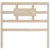 Solid Wood Pine Bed Headboard - 80.5x4x100 cm | Hipomarket