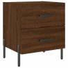 Bedside Cabinet Brown Oak - Stylish & Durable Storage Solution