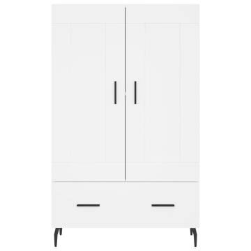 Stylish Highboard White 69.5x31x115 cm - HipoMarket