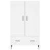 Stylish Highboard White 69.5x31x115 cm - HipoMarket