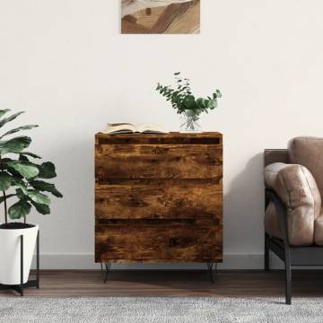 Stylish Smoked Oak Sideboard - 60x35x70 cm | HipoMarket