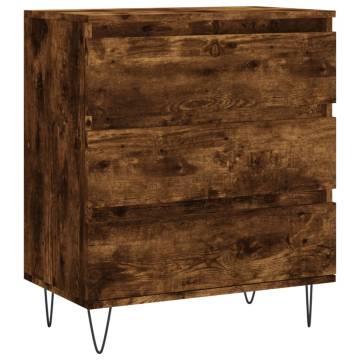 Stylish Smoked Oak Sideboard - 60x35x70 cm | HipoMarket