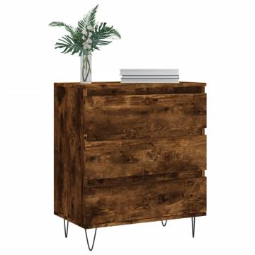 Stylish Smoked Oak Sideboard - 60x35x70 cm | HipoMarket