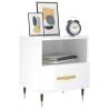 Stylish High Gloss White Bedside Cabinet | Hipomarket