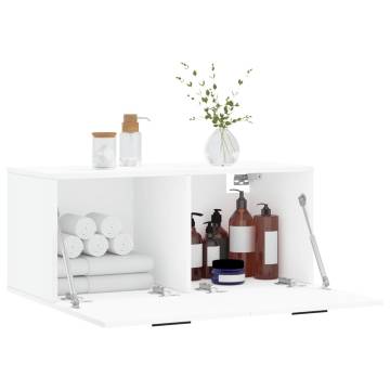 Wall Cabinet White 80x36.5x35 cm - Stylish & Practical Storage