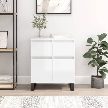 High Gloss White Sideboard - Stylish Storage Solution