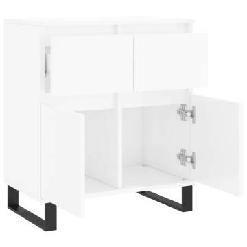 High Gloss White Sideboard - Stylish Storage Solution