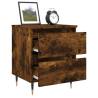 Smoked Oak Bedside Cabinets - 2 pcs, Stylish & Durable