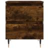 Smoked Oak Bedside Cabinets - 2 pcs, Stylish & Durable