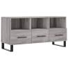 Stylish Grey Sonoma TV Cabinet - 102x36x50 cm