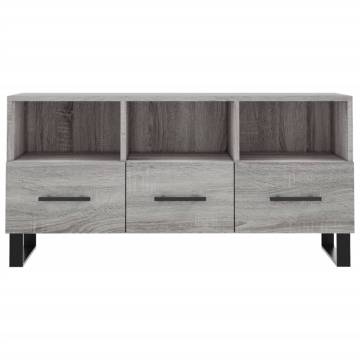 Stylish Grey Sonoma TV Cabinet - 102x36x50 cm